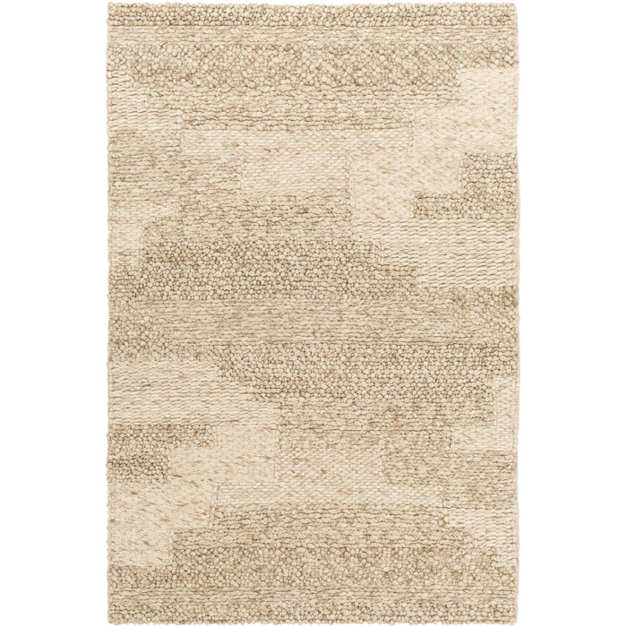 AllModern Cassian Handmade Handwoven Wool Camel/Beige Rug & Reviews Wayfair